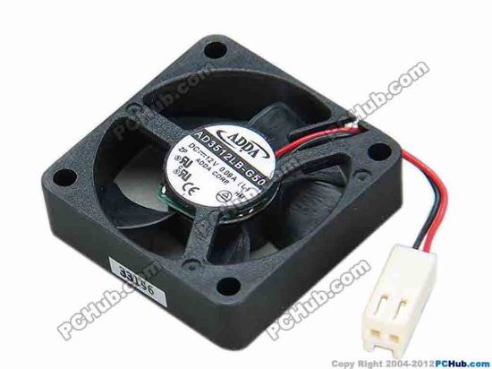 68388 ADDA AD3512LB-G50 Server - Square Fan L, sq35x35x10, w25x2x2, 12V 0.09A ADDA AD3512LB-G50 Server - Square Fan 