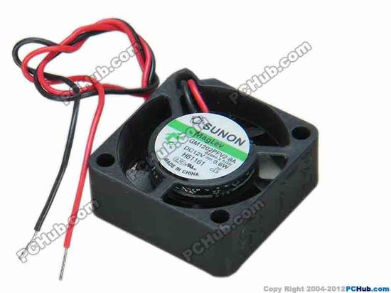 68400 SUNON GM1202PFV2-8A Server - Square Fan B2090.X.P.GN, sq25x25x10, w140x2, 12V 0.6W SUNON GM1202PFV2-8A Server - Square Fan 