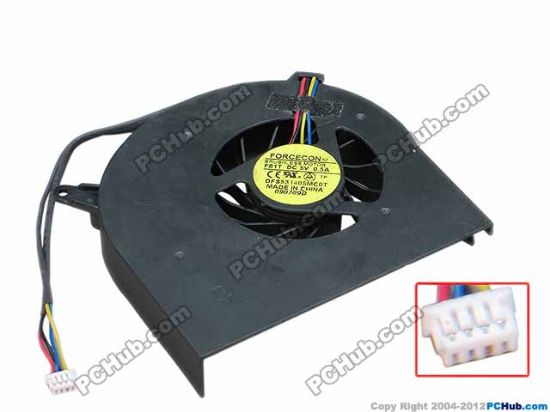 68936 Forcecon DFS531405MC0T Cooling Fan  F81T, w140x4x4, s73x78x13, Bare Fan Forcecon DFS531405MC0T Cooling Fan  