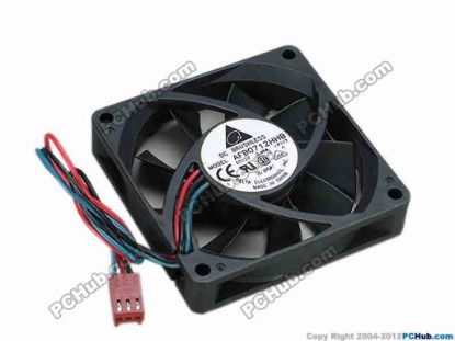 69130 Delta Electronics AFB0712HHB Server - Square Fan -P117, sq70x70x15, w185x3x3, 12V 0.45A Delta Electronics AFB0712HHB Server - Square Fan 