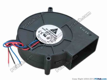 69208 Delta Electronics BFB1012H Server - Blower Fan -F00, bw97x94x33, w135x3, 12V 1.20A Delta Electronics BFB1012H Server - Blower Fan