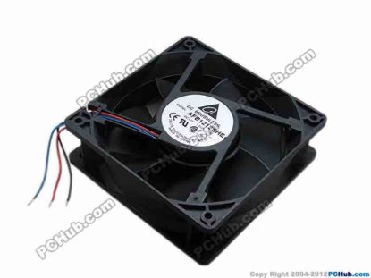 69252 Delta Electronics AFB1212SHE Server - Square Fan -F00, sq120x120x38, w55x3, 12V 1.60A Delta Electronics AFB1212SHE Server - Square Fan 