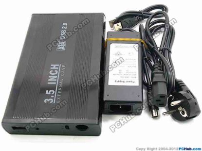 69439 UPH USB USB 2.0 HDD & Optical Caddy 3.5" HDD Box SATA, Black UPH USB USB 2.0 HDD & Optical Caddy <span id="ctl00_ContentPlaceHolder1_ItemDesc1_lblItemDescription"><strong>Material:</strong>
<ul>    
<li>Aluminum Magnesium alloy material serves as heat sink to cool hard disk </li>    
<li>Suitable for all 3.5&quot;&nbsp;SATA hard disk </li></ul>
<p><strong>&nbsp;</strong></p>
<p><strong>Features:</strong></p>
<ul>    
<li>Fully Compliant with both USB2.0 and USB1.1 Interface </li>    
<li>Maximum support capacity: 2 TB </li>    
<li>Plug and Play for Win ME / 2000 / XP / Win 7 / Win Vista 32/64 </li>    
<li>Mac OS8.6 and above Compliant </li>    
<li>Windows 98 needs driver </li>    
<li>High speed data transfer up to 480Mbps </li>    
<li>High quality external power adapter </li>    
<li>Power switch for safety and convenience </li>    
<li>Easy to data backup and exchange . </li></ul></span>