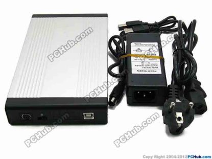 69440 UPH USB USB 2.0 HDD & Optical Caddy 3.5" HDD Box IDE & SATA, Silver UPH USB USB 2.0 HDD & Optical Caddy <span id="ctl00_ContentPlaceHolder1_ItemDesc1_lblItemDescription"><strong>Material:</strong>
<ul>    
<li>Aluminum Magnesium alloy material serves as heat sink to cool hard disk </li>    
<li>Have both the connectors for all 3.5&quot; IDE &amp; SATA hard disk </li></ul>
<p><strong>&nbsp;</strong></p>
<p><strong>Features:</strong></p>
<ul>    
<li>Fully Compliant with both USB2.0 and USB1.1 Interface </li>    
<li>Maximum support capacity: 2 TB </li>    
<li>Plug and Play for Win ME / 2000 / XP / Win 7 / Win Vista 32/64 </li>    
<li>Mac OS8.6 and above Compliant </li>    
<li>Windows 98 needs driver </li>    
<li>High speed data transfer up to 480Mbps </li>    
<li>High quality external power adapter </li>    
<li>Power switch for safety and convenience </li>    
<li>Easy to data backup and exchange . </li></ul></span>