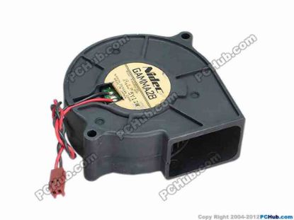 70237 Nidec A34342-55 Server - Blower Fan APP, bw75x75x30, w135x2x2, 12V 0.18A Nidec A34342-55 Server - Blower Fan 