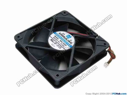 70241 XIFAN / Xinruilian RDL1225S Server - Square Fan sq120x120x25, w90x2x2, 12V 0.18A XIFAN / Xinruilian RDL1225S Server - Square Fan 