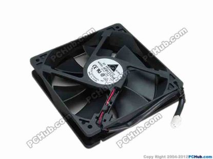70263 Delta Electronics AFB1212VH Server - Square Fan -4C92, sq120x120x25, w130x2x2, 12V 0.60A Delta Electronics AFB1212VH Server - Square Fan 