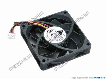 70297 Delta Electronics AFB0712VHB Server - Square Fan -4Y18, sq70x70x15, w110x4x4, 12V 0.55A Delta Electronics AFB0712VHB Server - Square Fan 