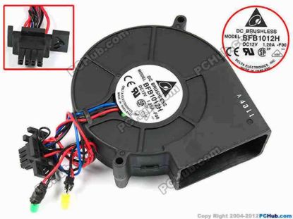 70335 Delta Electronics BFB1012H Server - Blower Fan -F00, bw97x94x33, w140x3x8, 12V 1.20A Delta Electronics BFB1012H Server - Blower Fan 