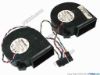 70366 NMB-MAT / Minebea BG0903-B049-P0S Server - Blower Fan 09, bw97x94x33, 12V 2,65A, With 2 Fan For 16-Pin NMB-MAT / Minebea BG0903-B049-P0S Server - Blower Fan 