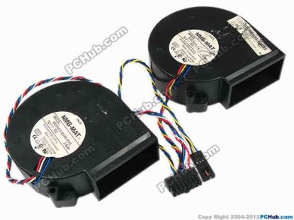 70366 NMB-MAT / Minebea BG0903-B049-P0S Server - Blower Fan 09, bw97x94x33, 12V 2,65A, With 2 Fan For 16-Pin NMB-MAT / Minebea BG0903-B049-P0S Server - Blower Fan 