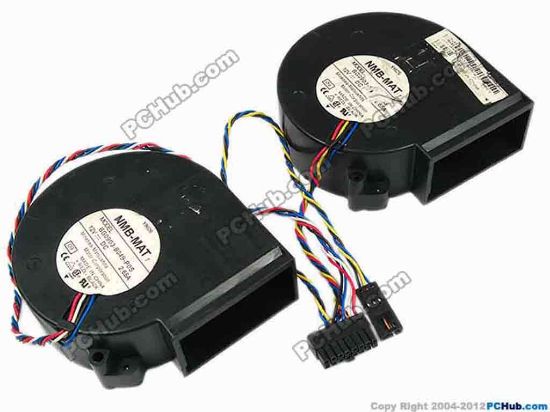 70366 NMB-MAT / Minebea BG0903-B049-P0S Server - Blower Fan 09, bw97x94x33, 12V 2,65A, With 2 Fan For 16-Pin NMB-MAT / Minebea BG0903-B049-P0S Server - Blower Fan 