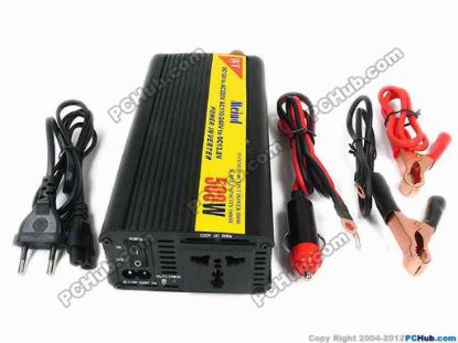 70478 Mcind Power Inverter DC Power Inverter Inverter, CH-500W, 12V & 110-240V, 500W, Black Mcind Power Inverter DC Power Inverter <ul>
    <li>Convert DC 12V provided by the automobile into AC 220V that power any electric equipments with power input AC 220V Max. 500W </li>
    <li>Covert AC 100-240V to DC 13.8V that charge the 12V DC battery or power any electiic appliances that consume DC 12V </li>
</ul>
<p>&nbsp;</p>
<p><strong>Features:</strong></p>
<ul>
    <li>Material- Case of the inverter is made of aluminum alloy that serve as heatsink </li>
    <li>Built-in ventilation fan </li>
    <li>LED indicator: power on. </li>
    <li>Automatic short circuit shut-off. </li>
    <li>Automatic Overload protection &gt; 500W </li>
    <li>Max. 500W Watts Continuous Power output </li>
    <li>Surge capacity 1000 watts </li>
    <li>Fuse protection:&nbsp;4 x 15A fusees </li>
</ul>
<p>&nbsp;</p>
<ul>
    <li>Input: DC 11V - 14V&nbsp; and output AC 200V 500W </li>
    <li>Input AC 110-240V and Output: DC13.8V Max. 500W. </li>
    <li>Output Socket: US, EU, AU and UK (13A and 15A plug) multi socket </li>
</ul>
<p><br />
</p>