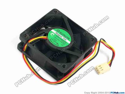 70486 SUNON KDE1206PKVX Server - Square Fan 13.MS.AF, sq60x60x20, w175x3x3, 12V 2.5W SUNON KDE1206PKVX Server - Square Fan 