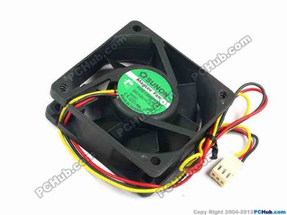 70506 SUNON KDE1206PKVX Server - Square Fan 13.MS.AF, sq60x60x20, w300x3x3, 12V 2.5W SUNON KDE1206PKVX Server - Square Fan 