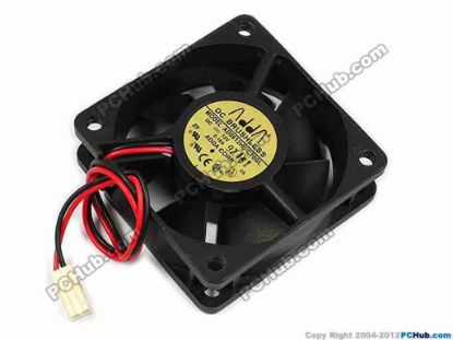 70568 ADDA AD0612HS-C70GL Server - Square Fan sq60x60x20, w170x2x2, 12V 0.16A ADDA AD0612HS-C70GL Server - Square Fan 