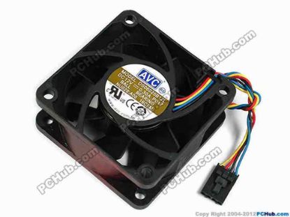 70592 AVC DS06025B12L Server - Square Fan P017, sq60x60x25, w115x4x4, 12V 0.30A AVC DS06025B12L Server - Square Fan 