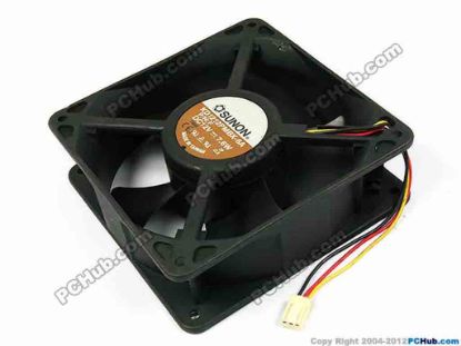 70622 SUNON KD1212PMBX-6A Server - Square Fan F, sq120x120x38, w100x3x3, 12V 7.6W SUNON KD1212PMBX-6A Server - Square Fan 
