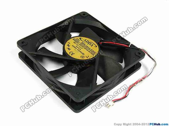 70627 ADDA AD1212HS-A73GL Server - Square Fan S, sq120x120x25, w130x2x2, 12V 0.44A ADDA AD1212HS-A73GL Server - Square Fan 
