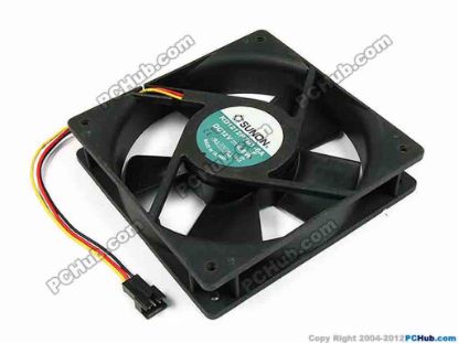70639 SUNON KD1212PTB1-6A Server - Square Fan F, sq120x120x25, w155x3x3, 12V 4.8W SUNON KD1212PTB1-6A Server - Square Fan 