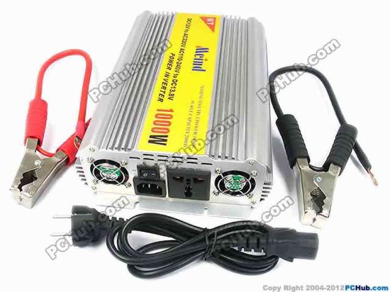 70655 Mcind Power Inverter DC Power Inverter Inverter, CH-1000W, Multi Socket, Silver Mcind Power Inverter DC Power Inverter <span id="ctl00_ContentPlaceHolder1_ItemDesc1_lblItemDescription">
<ul>
    <li>Convert DC 12V provided by the automobile into AC 220V that power any electric equipments with power input AC 220V Max. 1000W </li>
    <li>Covert AC 100-240V to DC 13.8V that charge the 12V DC battery or power any electiic appliances that consume DC 12V </li>
</ul>
<p>&nbsp;</p>
<p><strong>Features:</strong></p>
<ul>
    <li>Material- Case of the inverter is made of aluminum alloy that serve as heatsink </li>
    <li>Built-in ventilation fans </li>
    <li>LED indicator: power on. </li>
    <li>Automatic short circuit shut-off. </li>
    <li>Automatic Overload protection &gt; 1000W </li>
    <li>Max. 1000W Watts Continuous Power output </li>
    <li>Surge capacity 2000 watts </li>
    <li>Fuse protection:&nbsp;Built in&nbsp; </li>
    <li>Input: DC 11V - 14V&nbsp; and output AC 220V 1000W </li>
    <li>Input AC 110-240V and Output: DC13.8V Max. 1000W. </li>
    <li>Output Socket: multi socket-&nbsp;Aplicable US, EU, AU and UK (13A and 15A plug) </li>
</ul>
</span>