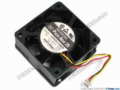 70769 Sanyo Denki 109R0612H435 Server - Square Fan sq60x60x25, w80x3x3, 12V 0.11A Sanyo Denki 109R0612H435 Server - Square Fan 