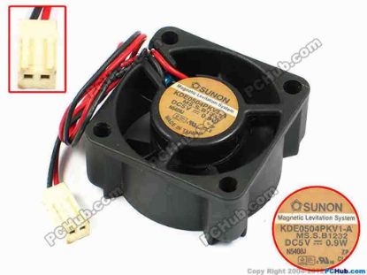 71106 SUNON KDE0504PKV1-A Server - Square Fan MS.S.B1232, sq40x40x20, w210x2x2, 5V 0.9W SUNON KDE0504PKV1-A Server - Square Fan 