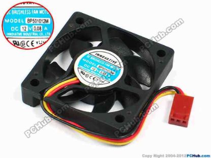 71132 INNOVATIVE BP501012M Server - Square Fan sq50x50x10, w85x3x3, 12V 0.08A INNOVATIVE BP501012M Server - Square Fan 