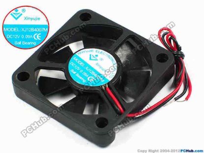 71263 Xinyujie DC- Bearing OEM- Square Fan XJ12B4007M, w120x2, 0.09A Xinyujie DC- Bearing OEM- Square Fan 