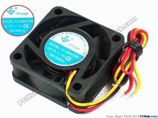 71286 Xinyujie DC- Bearing OEM- Square Fan XJ12B4015M, w275x3, 0.10A Xinyujie DC- Bearing OEM- Square Fan 