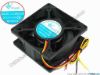 71574 Xinyujie DC- Bearing OEM- Square Fan XJ12B8032H, w260x3, 0.43A Xinyujie DC- Bearing OEM- Square Fan 