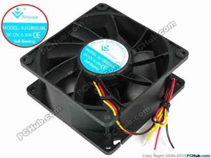 71750 Xinyujie DC- Bearing OEM- Square Fan XJ12B9238L, w250x3X3, 0.10A Xinyujie DC- Bearing OEM- Square Fan 