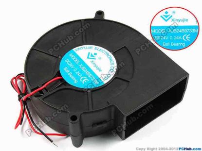 72104 Xinyujie DC- Bearing OEM- Blower Fan XJB24B9733M, w265x2, 0.24A Xinyujie DC- Bearing OEM- Blower Fan 
