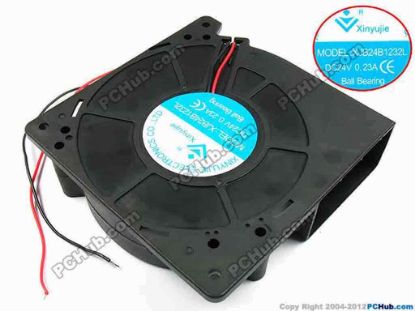 72189 Xinyujie DC- Bearing OEM- Blower Fan XJB24B1232L, w235x2, 0.23A Xinyujie DC- Bearing OEM- Blower Fan 