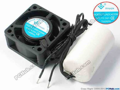 72253 Xinyujie 110V to 240V OEM- Square Fan XJADC4020M, w445x2, ADC110-240V, 7000RPM Xinyujie 110V to 240V OEM- Square Fan 