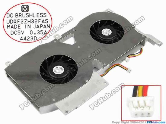 72543 ASUS L5G Cooling Fan  w45x3x3, 5V 0.35A ASUS L5G Cooling Fan  