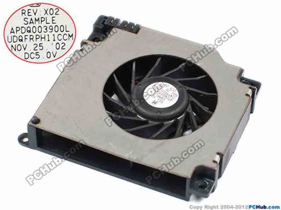 72728 Panasonic UDQFRPH11CCM Cooling Fan  bw60x55x12, 4-Pin, 5V, Bare Fan Panasonic UDQFRPH11CCM Cooling Fan  