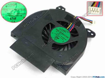 73693 ADDA AB07505HX11E300 Cooling Fan  0CWPAL60, w20x4x4, 5V 0.45A, Bare Fan, "NEW" ADDA AB07505HX11E300 Cooling Fan  