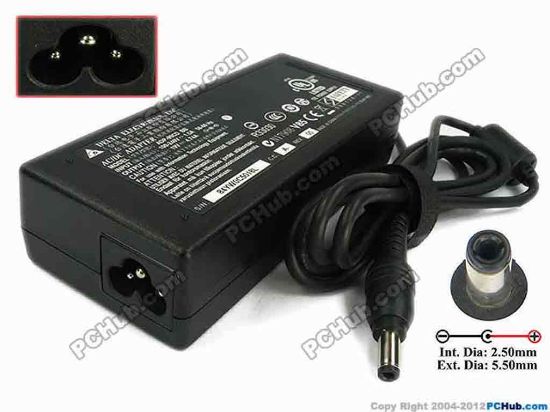 73871 Delta Electronics ADP-90SB BB AC Adapter - NEW Original 19V 4.74A, 5.5/2.5mm, 3-Prong, New Delta Electronics ADP-90SB BB AC Adapter - NEW Original 