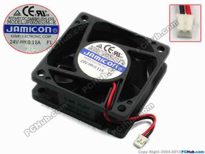 74561 Other Brands Jamicon Server - Square Fan JF0620S2M-R, sq60x60x20, w45x2x2, 24V 0.11A Other Brands Jamicon Server - Square Fan 