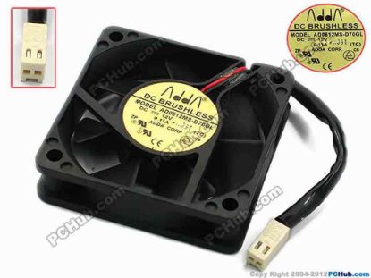 74868 ADDA AD0612MS-D70GL Server - Square Fan TC, sq60x60x15, w80x2x2, 12V 0.11A ADDA AD0612MS-D70GL Server - Square Fan 