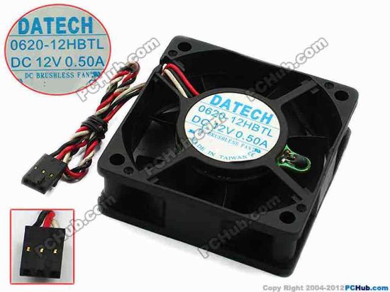 74875 JMC / DaTech 0620-12HBTL Server - Square Fan sq60x60x20, w145x3x3, 12V 0.50A JMC / DaTech 0620-12HBTL Server - Square Fan 
