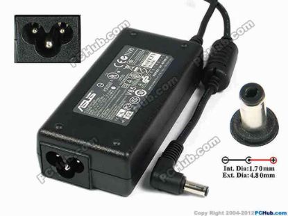 75315 ASUS Common Item (Asus) AC Adapter- Laptop 12V 3A, 4.8/1.7mm, 3-Prong, New ASUS Common Item (Asus) AC Adapter- Laptop <b>»In stock now ready to ship in 24 hours</b>. 
<p><span class="span11" id="ctl00_ContentPlaceHolder1_ItemDesc1_Label19"></span></p><span class="span11" id="ctl00_ContentPlaceHolder1_ItemDesc1_lblItemDescription">
<p>Model: ADP-36EH C</p>
<p>INPUT: 100-240V~ 1.0A, 50-60Hz<br />
OUTPUT: 12V 3A 36W<br />
Connecter size: Int. Diameter: 1.70mm <br />
Ext. Diameter: 4.80mm</p>
<p>Dimension: 97 x 45 x 25 mm</p>
<p>*Please take note, 3 wire AC <a href="http://www.pchub.com/uph/category/356-0-0-1-2/Laptop-Spare-Part.html"><font color="#810081">power cord</font></a> not included.</p></span>