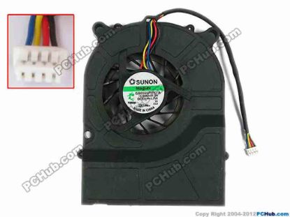 77270 SUNON GB0555PHV2-A Cooling Fan  13.B3524.F.GN, 90x70x14, w105x4x4, DC 5V 1.7W SUNON GB0555PHV2-A Cooling Fan  