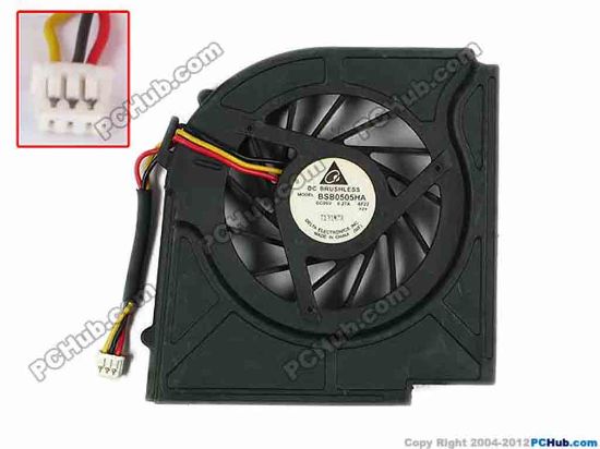 77345 Delta Electronics BSB0505HA Cooling Fan  -6F22, Bare, w40x3x3, 5V 0.27A Delta Electronics BSB0505HA Cooling Fan  