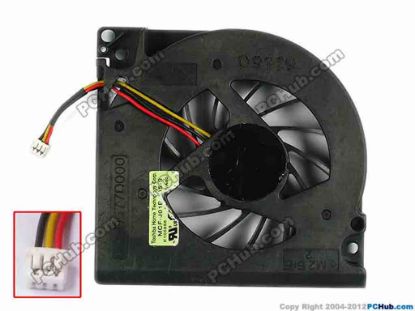 77376 Toshiba MCF-J01BM05-9 Cooling Fan  DQ5D577D000, Bare fan, Without Cover, w20x3x3, 5V  Toshiba MCF-J01BM05-9 Cooling Fan  