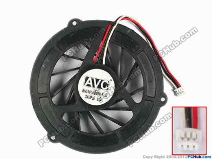77555 AVC BN06015B5H-FCD Cooling Fan  Bare, size:70x15, w60x3x3, 5V 0.30A AVC BN06015B5H-FCD Cooling Fan  