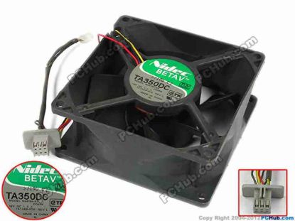 77745 Nidec M34789-57 Server - Square Fan CQ5P6, 157383-005, sq92x92x38, w95x3x6, 12V 1.0A Nidec M34789-57 Server - Square Fan 