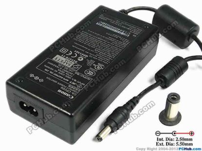 77863 Canon CA-CP200 AC Adapter- Laptop 24V 1.8A, Tip-C, 2-Prong Canon CA-CP200 AC Adapter- Laptop <div>In stock now ready to ship in 24 hours.&nbsp;</div>
<div><br />
</div>
<div>Model: CA-CP200</div>
<div><br />
</div>
<div>INPUT: 100-240V &nbsp;117VA-150VA, 50-60Hz&nbsp;<br />
&nbsp; &nbsp; &nbsp; &nbsp; &nbsp; &nbsp; &nbsp; &nbsp; &nbsp; &nbsp; &nbsp; &nbsp; &nbsp; &nbsp; &nbsp;1.5A(100V)-0.75A(240V) &nbsp;</div>
<div>OUTPUT: 24V 2.2A 53W</div>
<div>Connecter size: Int. Diameter: 2.50mm&nbsp;</div>
<div>Ext. Diameter: 5.50mm</div>
<div><br />
</div>
<div><br />
</div>
<div>Dimensions: 122 X 60&nbsp;X 31 mm</div>
<div><br />
</div>
<div>*Please take note, 3 wire AC power cord not included.</div>