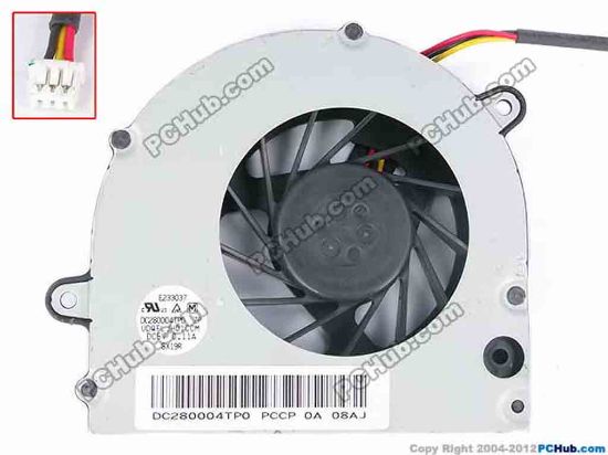 77934 Panasonic UDQFLJH01CCM Cooling Fan  DC280004TP0, bare, w60x3x3, 5V 011A Panasonic UDQFLJH01CCM Cooling Fan  